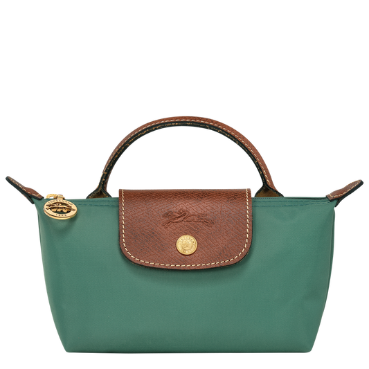 LE PLIAGE ORIGINAL POUCH WITH HANDLE - Sage - xs