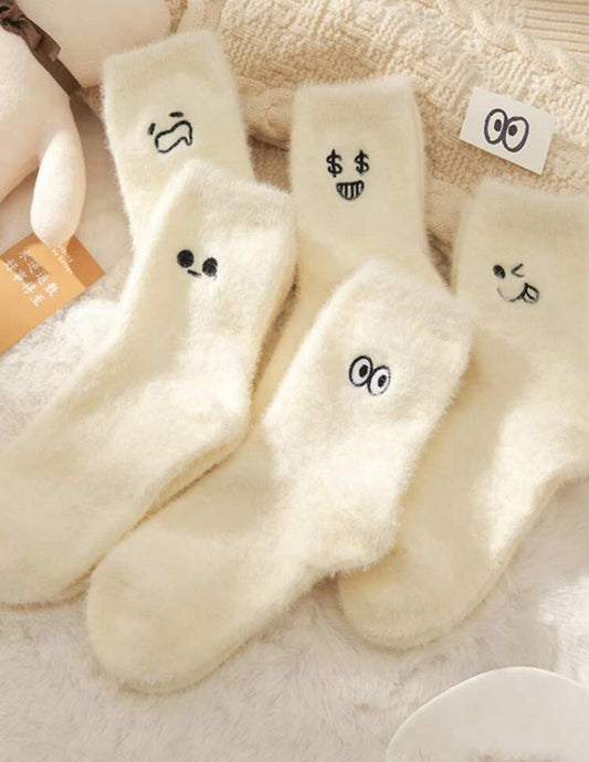 Faces socks set of 5