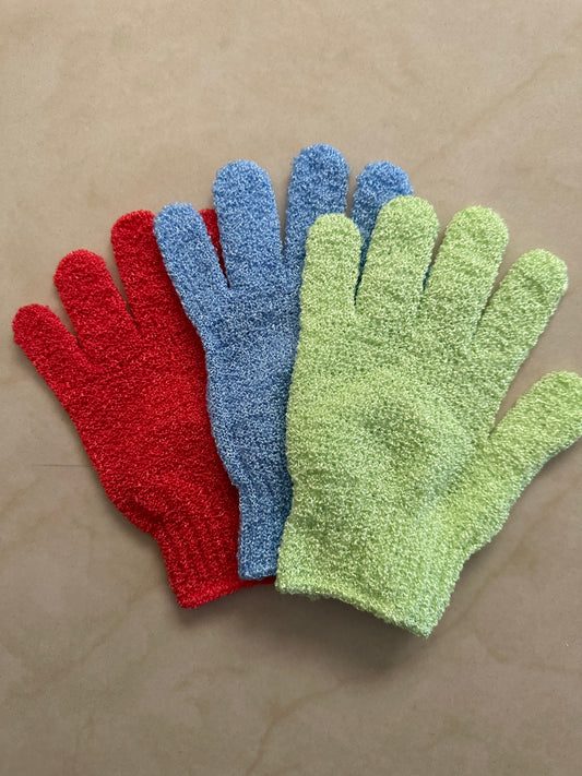 Shower gloves pack of 3