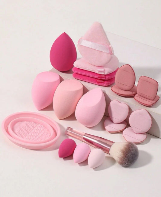 Cleaning brush and beauty blenders full set