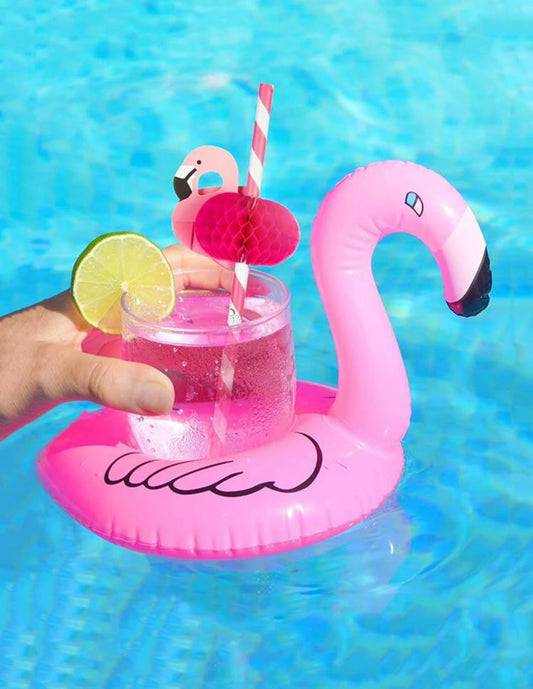 Floating Flamingo Drink Holder